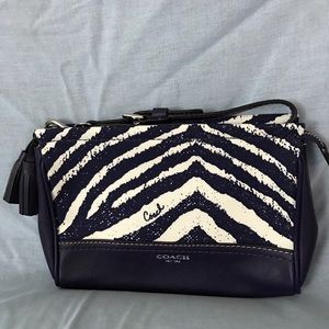 Coach wristlet in Zebra print